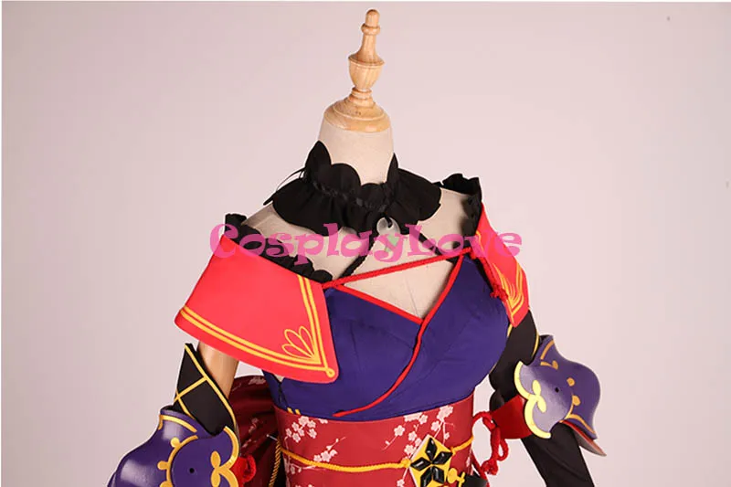 Fate Grand Order Saber Miyamoto Musashi маскарадный костюм платье на заказ для рождественских CosplayLove