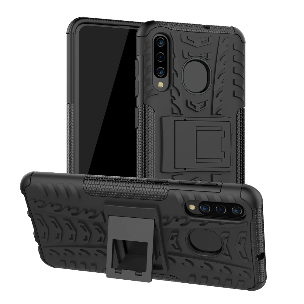 Для samsung Galaxy M10 M20 M30 A10 A20 A30 A40 A50 A70 A2 Core Case жесткий пластиковый мягкий силиконовый гибридный бронированная подставка PC + TPU чехол