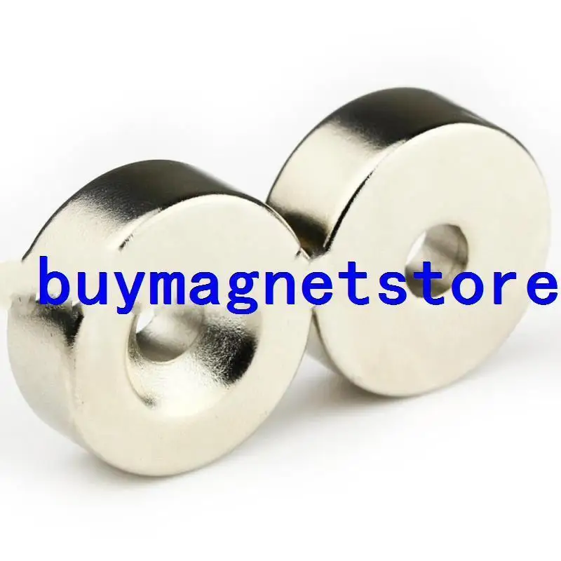 

1pc N35 Super Strong Round Neodymium Countersunk Ring Magnets 25 x 10 mm Hole: 5 mm Rare Earth !