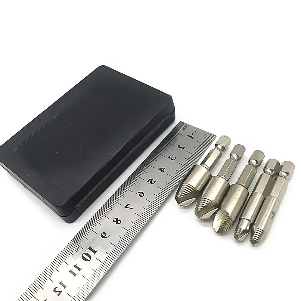SCREW EXTRACTOR SET Easy Out Drill Bits guide Broken Screws Bolt Remover