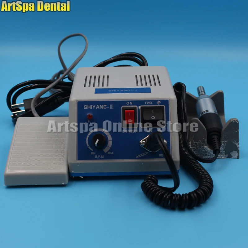 Máquina de Polimento Dental Shiyang-iii Laboratório Elétrico Micro Motor Polidor n3