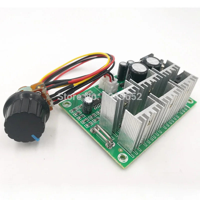 Контроллер щетки двигателя PWM DC контроллер модуль привода 10 в 55 MAX40A 0% 100%|motor