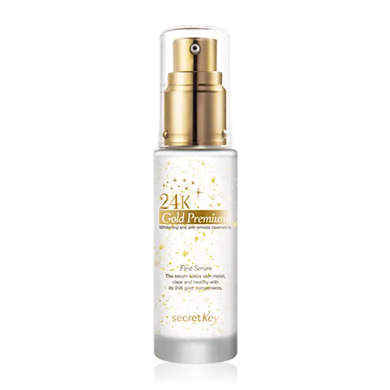 

SECRET KEY 24K Gold Premium First Serum 30ml Face Cream Serum Facial Skin Care Hyaluronic Acid Whitening Anti-wrinkle