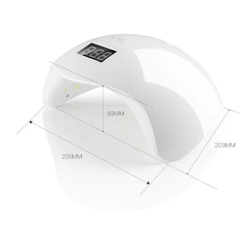 SUN 5 Plus UV LED Сушилка для ногтей фототерапия машина отверждения гель лака