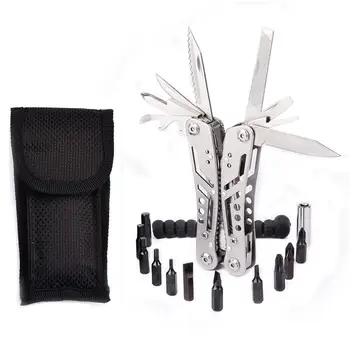 

Mounchain Aluminum Multitools Folding Plier Portable Multipurpose Outdoor Non Slip Multi Tool Set Pincers/Screwdriver