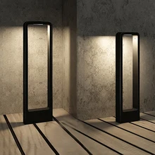 Thrisdar 10 Вт светодиодный садовый столб светильник для газона вилла парк стенд пост лужайки лампы Открытый Пейзаж Путь Патио газон столбик светильник