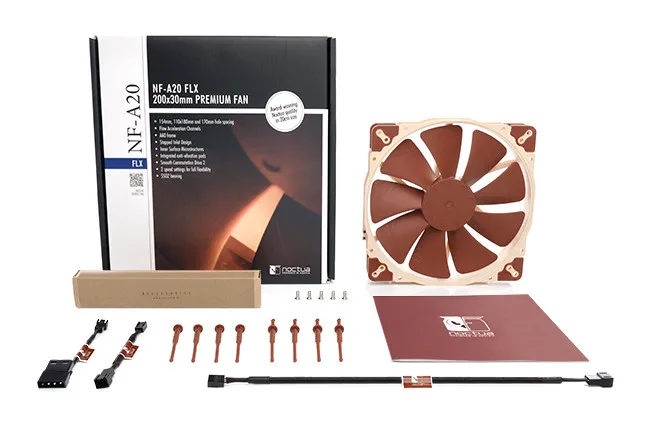 Noctua NF-A20 ШИМ/NF-A20 FLX 200 см вентилятор 200 мм компьютер/чехол для компьютера/Вентилятор охлаждения/вентилятор кулера/Вентилятор радиатора/компьютер