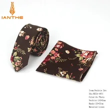 Бренд мужской классический Пейсли узкий галстук на шею карманные угольники мужские модные свадебные тонкие цветочные галстуки наборы носовых платков 2 шт