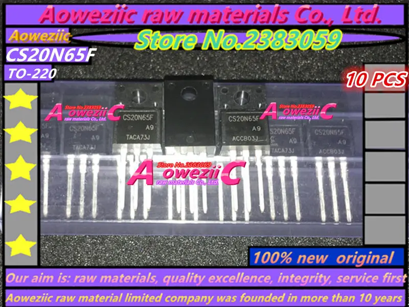 

Aoweziic 100% new original CS20N65FA9H CS20N65F CS20N65 TO-220F 20A 650V / CS20N60FA9H CS20N60F CS20N60 TO-220F 20A 600V