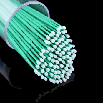 

100Pcs Disposable Eyelash Extension Applicator Mascara Brush Glue Cleaning Stick Cotton Stick Makeup Tool Beauty