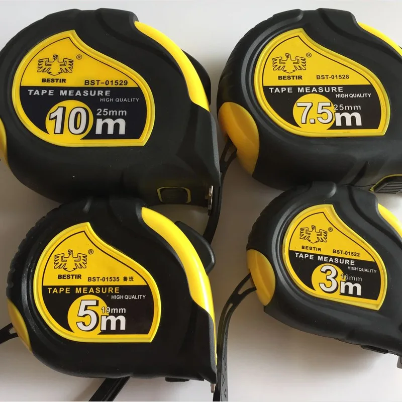 

3 M 5 M 10 M Metric British System Auto Lock Measurement Steel Measure Retractable Measuring Tape Inches Centimeters