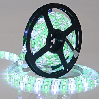 

SMD 5050 RGB RGBW LED Strip Light Waterproof 5M 300LED DC 12V 24V RGBW RGBWW Warm White LED Light Strips Flexible Tape