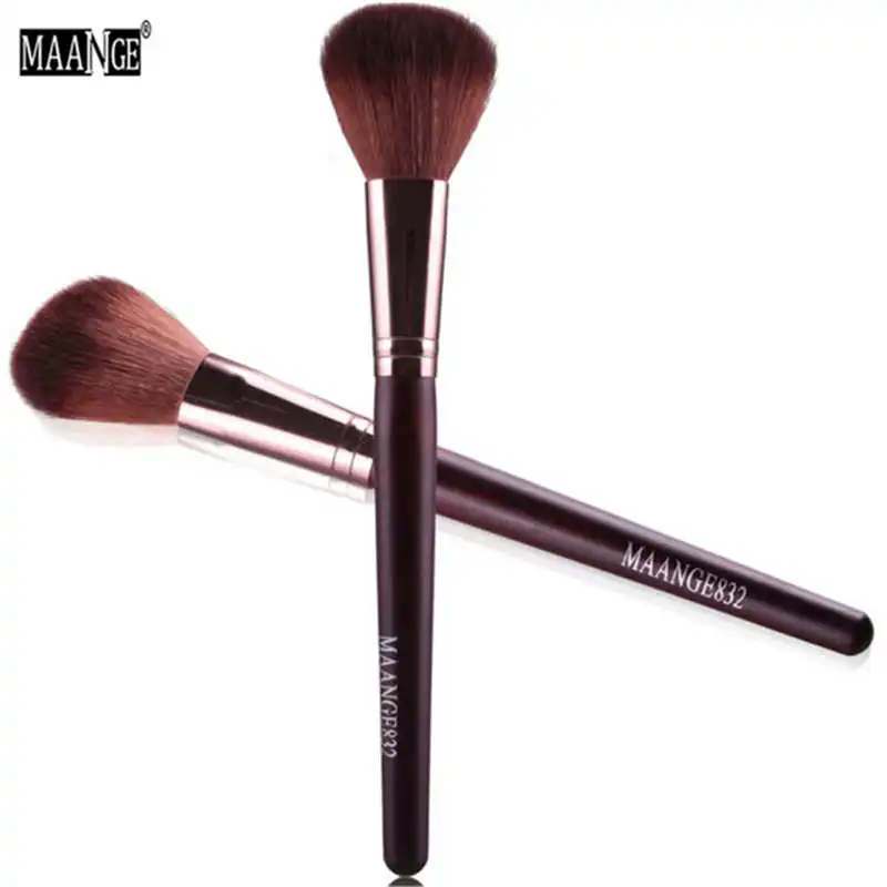 

ESSANCEYA High Quality 1Pcs Round Makeup Loose Powder Foundation Blusher Cheek Contour highlighter Blending Brush Cosmetic Tools