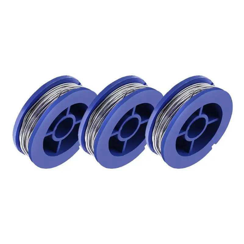 

3 Rolls 1.7M Pure Solder Wire No-Clean Flux Tin Lead Soldering Wire Roller Tool Tin Lead Medicine Core Solder Wire Roll Tools