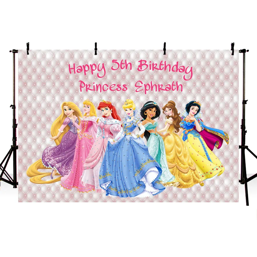 

MEHOFOTO 7x5FT Vinyl Fairy Tale Princess Backdrop Cartoon Children Girls Birthday Party Backgrounds for Photo Studio Customize