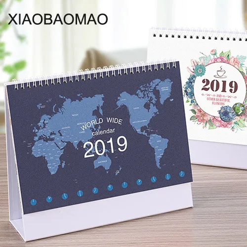 New Year 2019 Planner Cute Kawaii Desk Calendar Organizer Office School Supplies Accessories New Year 2019 Planner Cute Kawaii Desk Calendar Organizer Office School Supplies Accessories