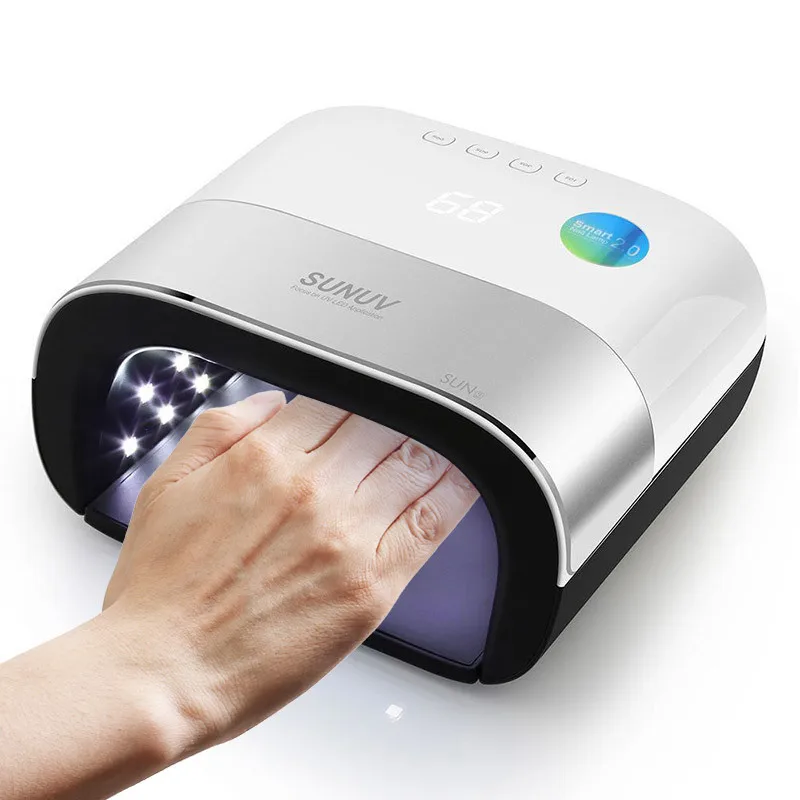 

SUNUV SUN3 Smart 2.0 Nail Dryer 48W UV LED Lamp Nail with Smart Timer Memory Invisible Digital Timer Display Nail Drying Machine
