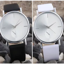 New Women’s Fashion FHD Roman Numerals Faux Leather Analog Quartz Wrist Watch Women Dress Watch,Free shipping