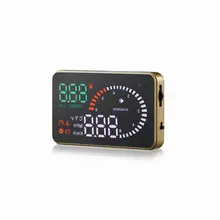 АВТОМАТИЧЕСКИЙ Универсальный Цифровой ЖК Автомобилей HUD Head Up Display КМ/ч & MPH Скорость Вращения и Расход Топлива Индикатор