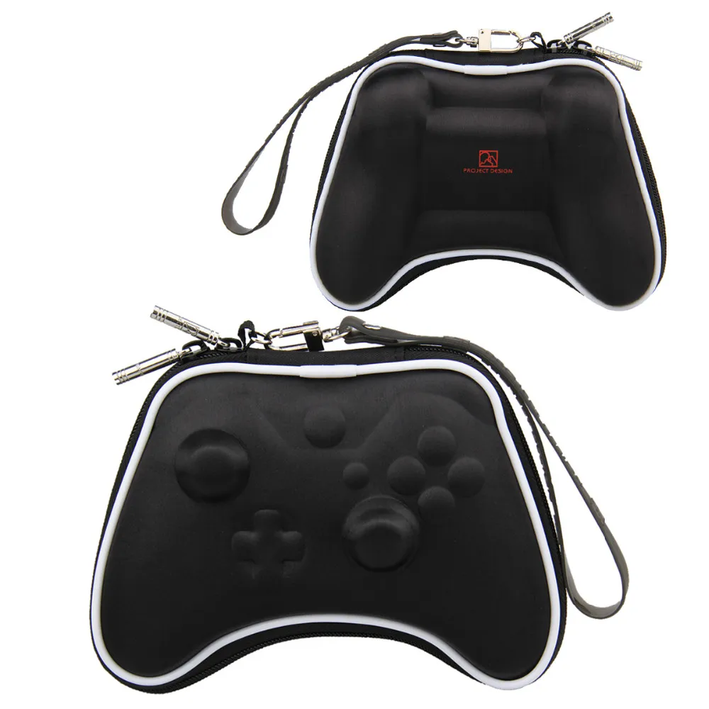 New Black Multicolors Game Controller Protective Hard Pouch Carry Case