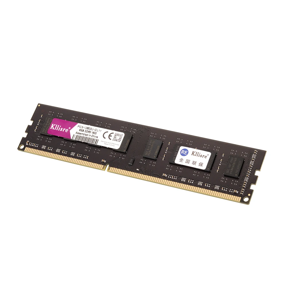 Память Kllisre ddr3 8 ГБ ОЗУ 1600 МГц без ecc для настольного ПК 240 контактов dimm|memory cd|ddr3
