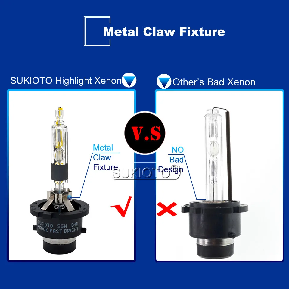SUKIOTO оригинальные 55 Вт ксеноновые D2S D4S D2R D4R ксеноновые лампы 5500 к белые ксеноновые лампы HID Автомобильные фары лампы для ML E R SL КЛАССА