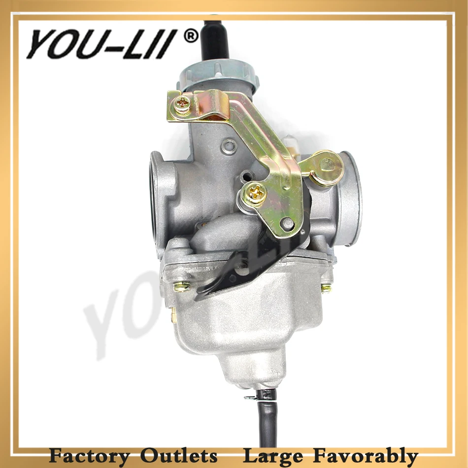 

YOULII OEM FOR New Keihin PZ26 PZ27 PZ30 Motorcycle Automatic Carburetor Carburator for Honda CG125 motorbike Dirt Bike Quad ATV