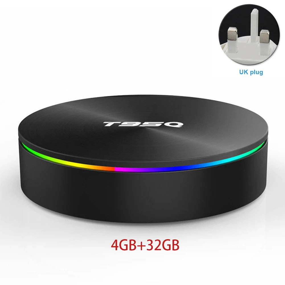 

TV Box Quad Core Indoor Portable WIFI TV Tuner Media Player Android 8.1 Plastic Receiver Full HD Digital Home Devices Set Top