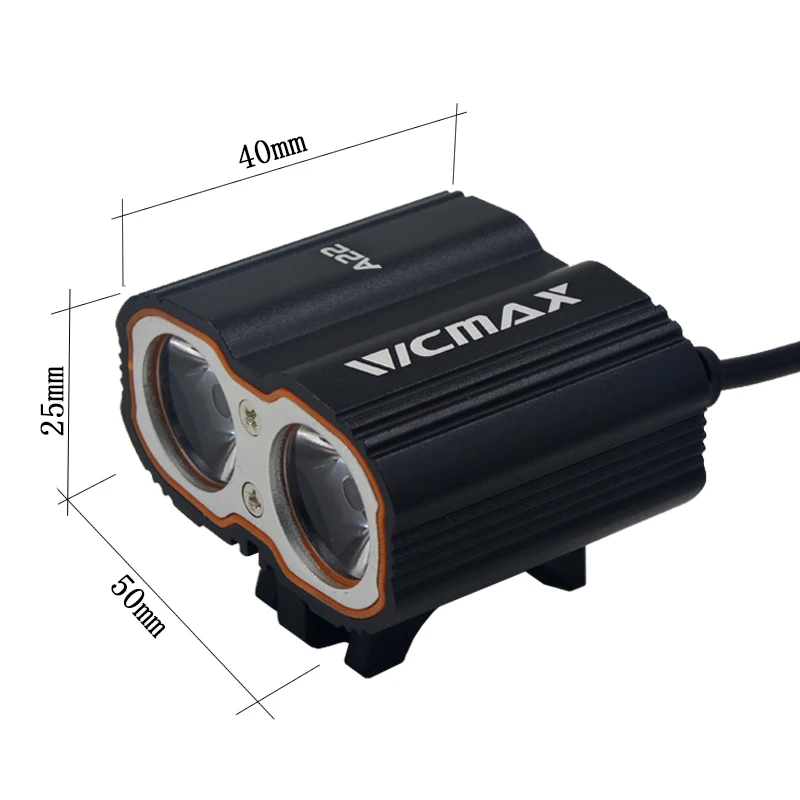 Perfect 2017 New led bicycle light  XM-L T6 LED bike light lamp Front headLight Lamp + 8.4V 18650 Battery Pack + Charger 1