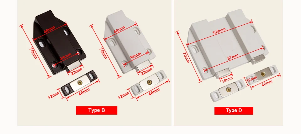 Магнитный дверной замок, двойной или одинарный Дверной доводчик, дверной замок для шкафа, защелкивающийся, магнитный замок для шкафа, шкаф