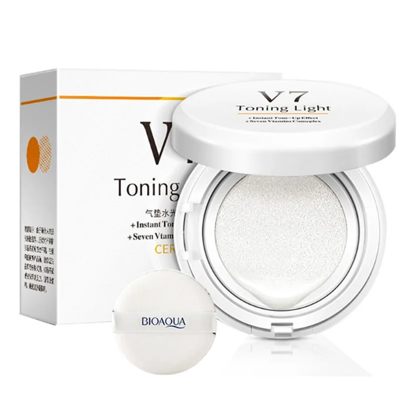 

Flawless Brighten Natural air cushion BB cream skin whitening Concealer repairing brand Cosmetics nude make-up Oil-control