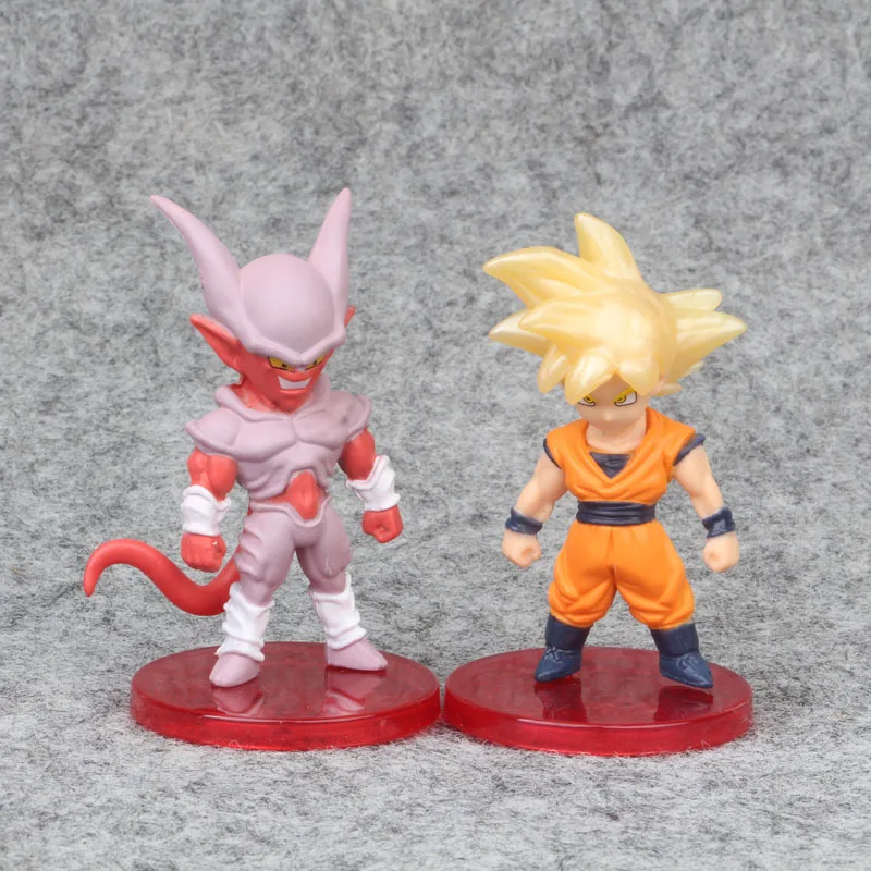 21 шт./компл. 10 компл./лот Dragon Ball Z Super Saiyan сын Goku vegeta Buu Freeza Beerus Gillen синий экшен-фигурка Гоку DHL