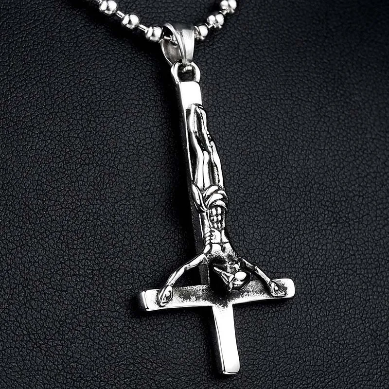 Инвертировать INRI Крест Иисуса Христа кулон подойдет в качестве подарка как для