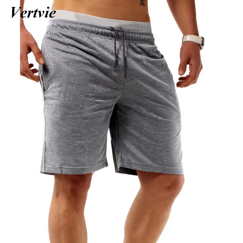 Buy Vertvie Brand Running Shorts Men Fitness Solid