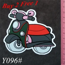 Y096 Motorcycle PVC Stickers Travel Suitcase Wall PencilBox Bike Phone Sliding Plate Graffiti Styling