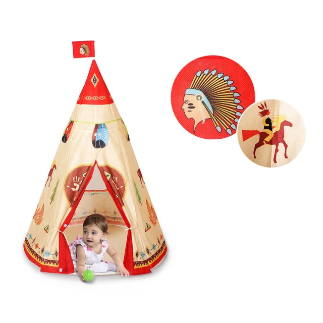JIMITU Крытый Открытый 160x105 см детские игрушки переносной вигвам игровой домик