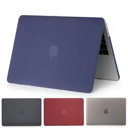 Чехол для ноутбука MacBook Pro Retina Air 11 12 13 15 дюймов, Mac 2018 Новый Air 13 A1932, новый Pro 13 дюймов с сенсорной панелью в виде ракушки