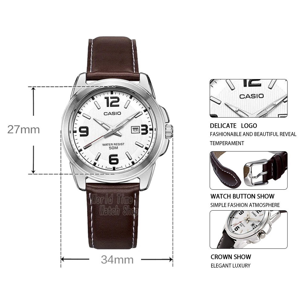 Casio watch Simple pointer waterproof quartz female watch LTP-1314L-7A