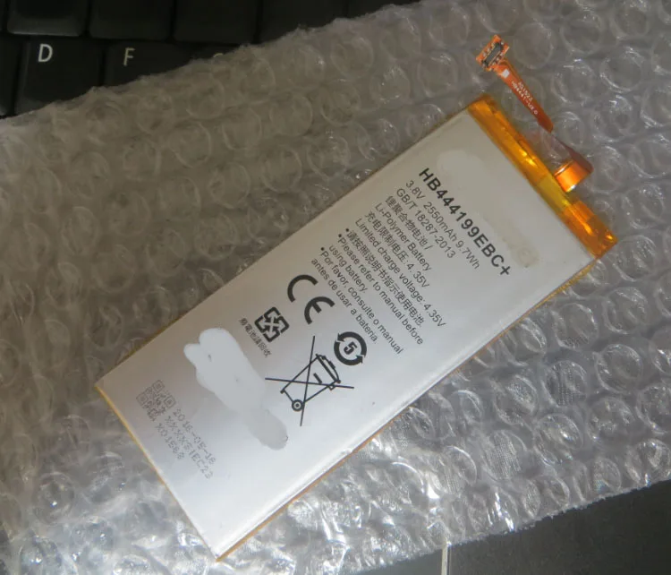 

100% Original 2550mAh HB444199EBC+ C8818 Built-in Battery For Huawei Honor 4C Replacement Repair Parts