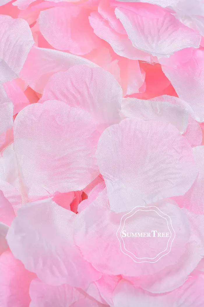 100pcs/pack Silk Rose Petals Table Confetti Artificial Flower Baby Shower Crafts Wedding Supplies Party Christmas Venue Decor