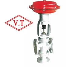 Automatic Diaphragm type Three way Control Valve (pneumatic steam valve)(VT control valve) Automatic Diaphragm type Three way Control Valve (pneumatic steam valve)(VT control valve)