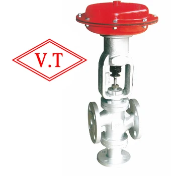 

Automatic Diaphragm type Three way Control Valve (pneumatic steam valve)（VT control valve）
