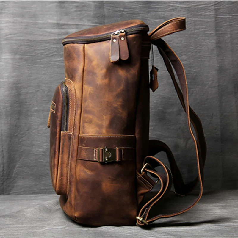 AETOO кожаная сумка на плечо ручной работы оригинальная головка рюкзак из воловьей кожи мужская и женская альпинистская сумка дорожная сумка