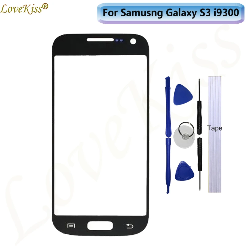 Переднее внешнее стекло для Samsung Galaxy S3 i9300 i9305 i9300i i9301 i9301i i9308i Сенсорная панель