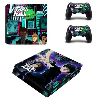 

Anime One Piece Mob Psycho 100 PS4 Slim Skin Sticker For PlayStation 4 Console and Controllers Decal PS4 Slim Sticker Vinyl