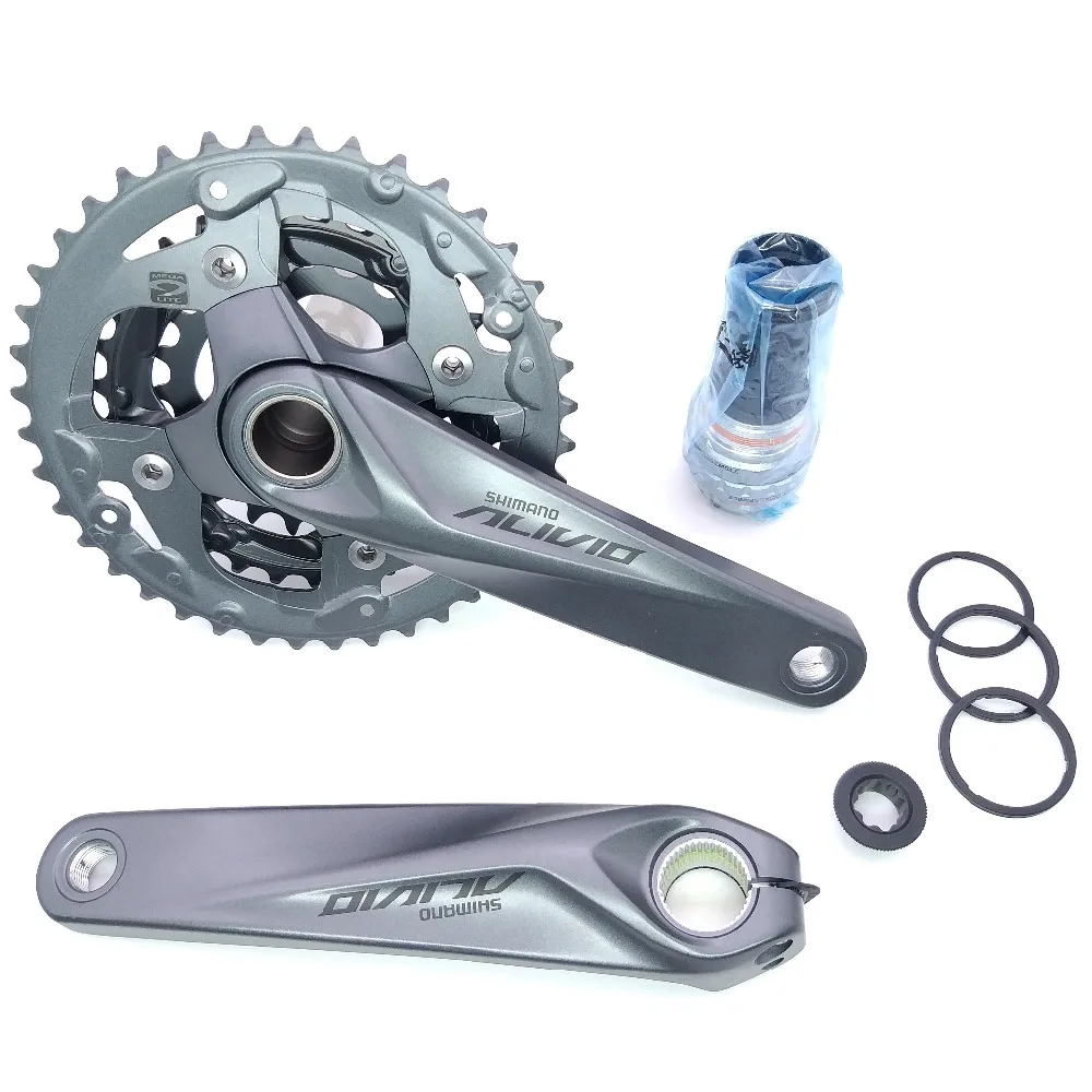 

Shimano Alivio FC-M4050 T4060 Crank Crankset m4050 with Bottom bracket BB51 for M4000 HollowTech bicycle parts