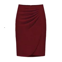 Новая модная Высококачественная Женская осенне-зимняя шерстяная длинная юбка офисная Большие размеры