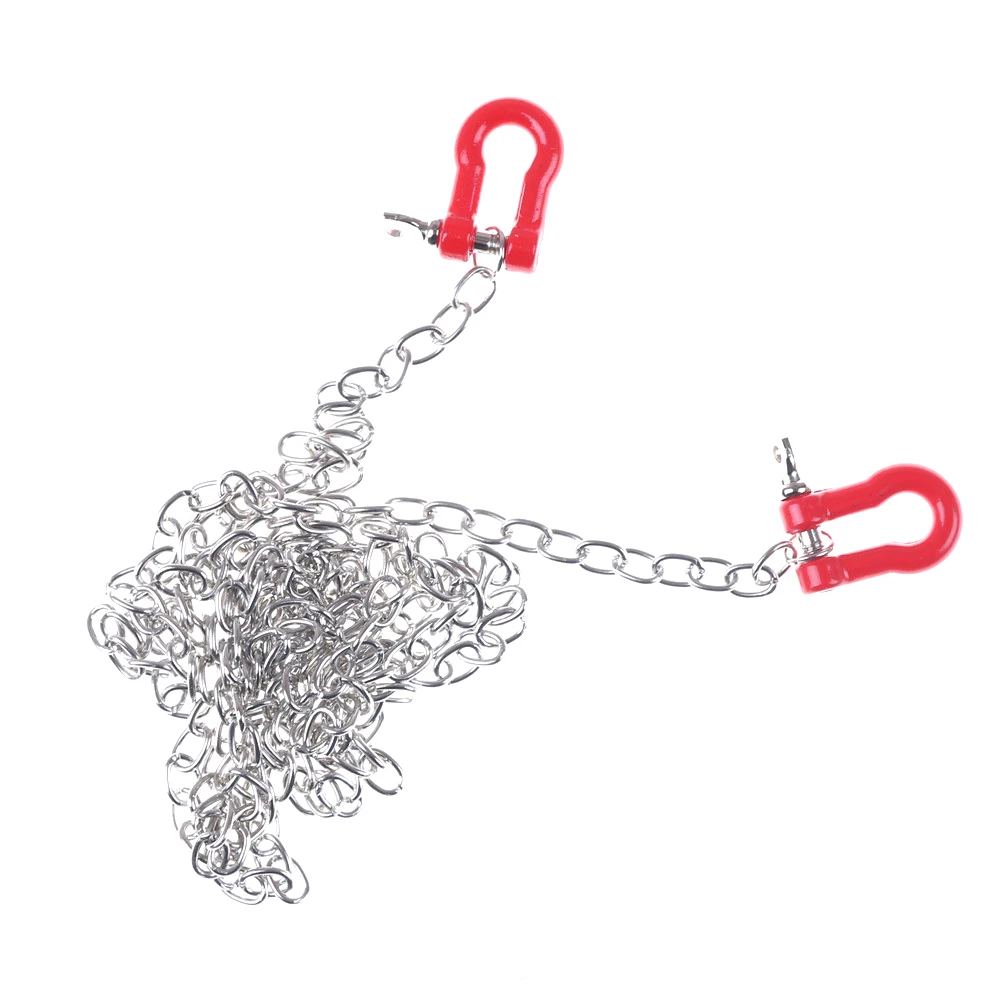 RC Crawler 1:10 Accs Tow Hook & Trailer Chain Kit for Traxxas Hsp Redcat Rc4wd Tamiya Axial scx10 D90 Hpi RC Trucks Car Parts