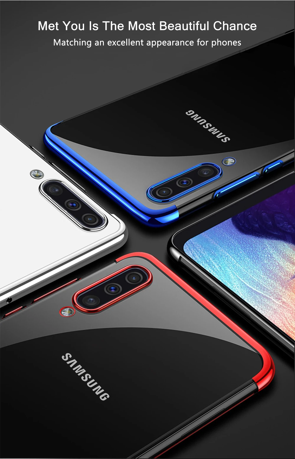 Чехол s для samsung Galaxy A30, A50, A10, A20, A70, M10, M20, M30, чехол с покрытием из ТПУ, мягкий силиконовый защитный прозрачный чехол для телефона