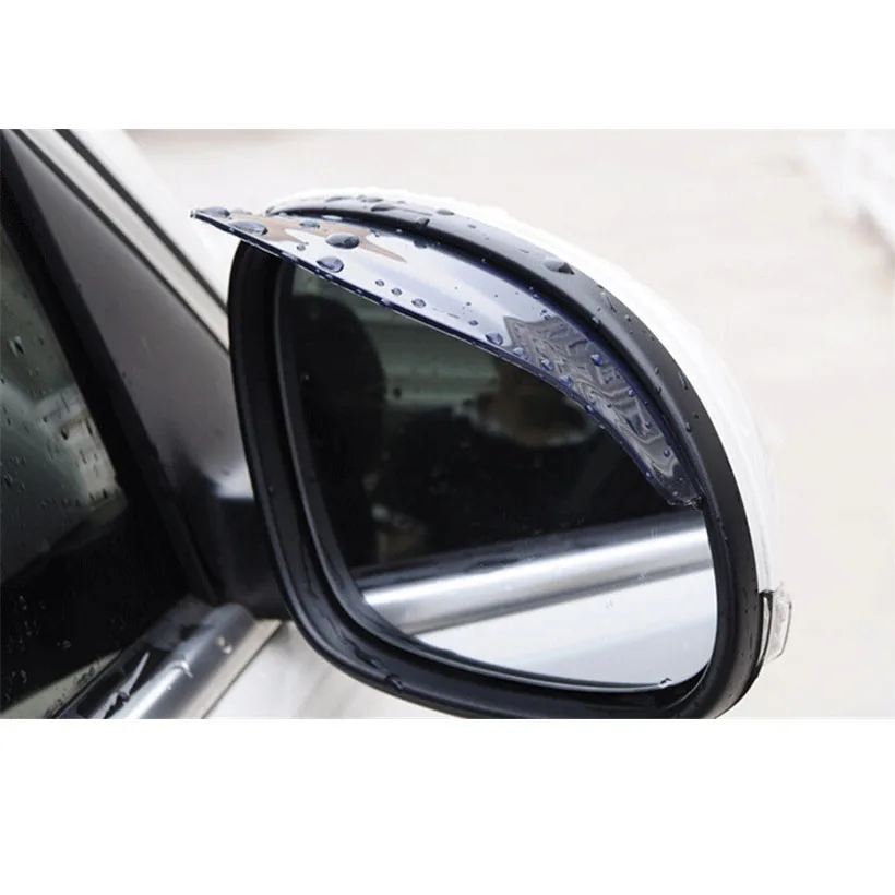 1 pair Car rearview mirror rain Eyebrow Visor Shade Shield Water Guard For Car Truck thickened automotive supplies